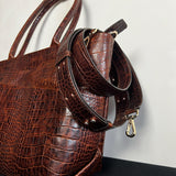Wide Shoulder Strap - D105 Croco