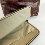 Lora Computer Sleeve 13-14"- D105 Brown Croco