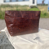 Tara Tote M - D105 Brown Croco