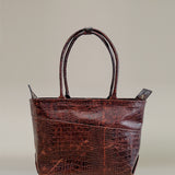Tara Tote S - D105 Brown Croco