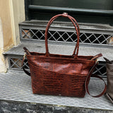 Tara Tote S - D105 Brown Croco