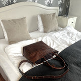 Tara Tote S - D105 Brown Croco