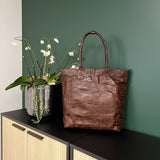 Tara Tote Tall - D105 Brown Croco