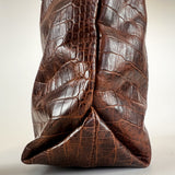Tara Tote Tall - D105 Brown Croco