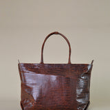 Tara Tote M - D105 Brown Croco