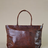 Tara Tote M - D105 Brown Croco