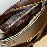 Tara Tote S - D105 Brown Croco