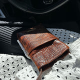 Vahla Mobiltaske – D105 Brown Croco